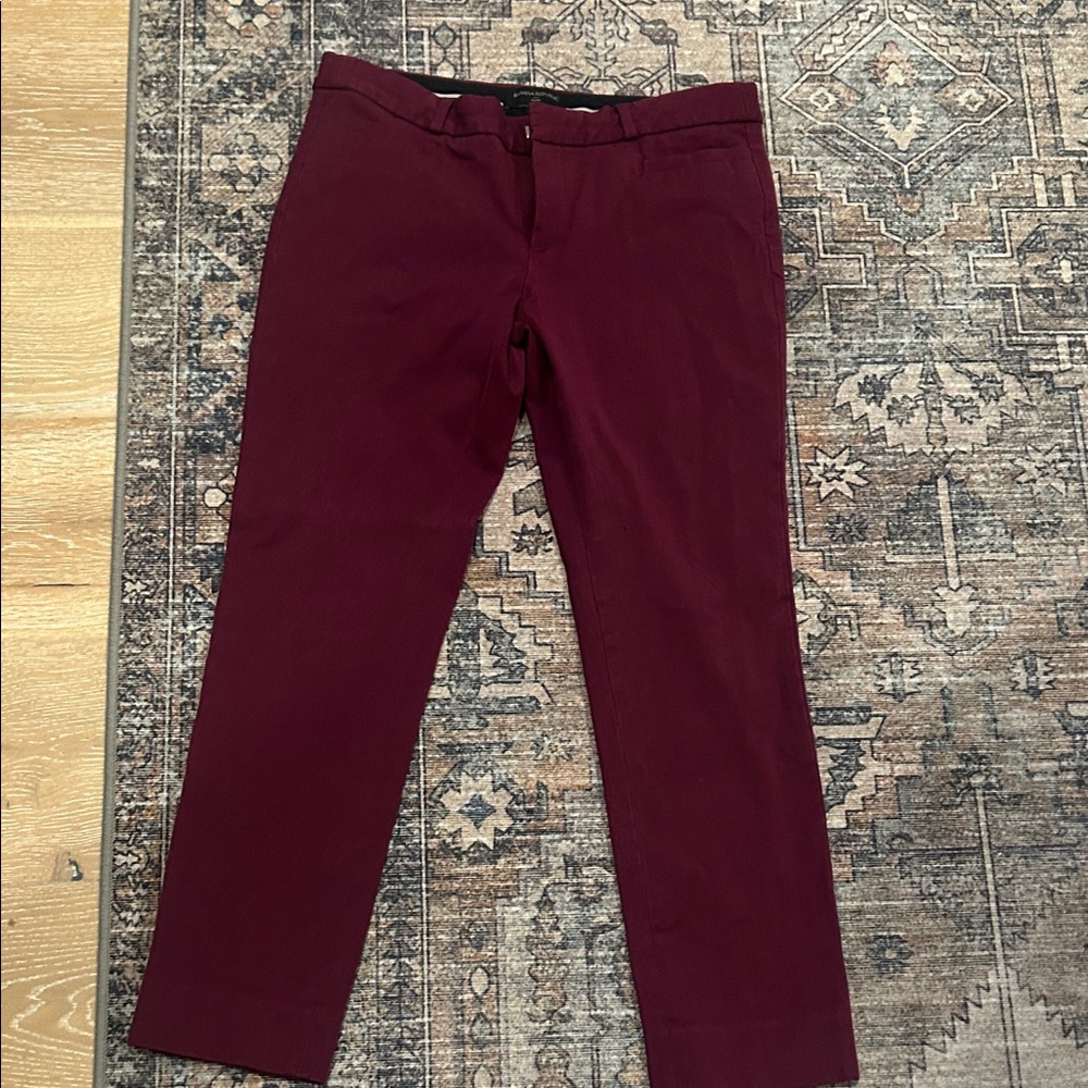 Banana Republic womens Dark Red Chinos